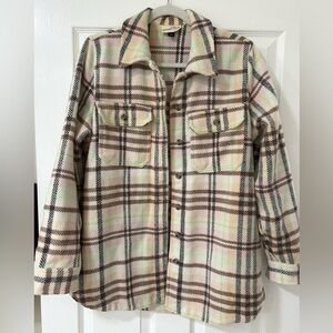 Universal Thread Oversized Shacket Plaid